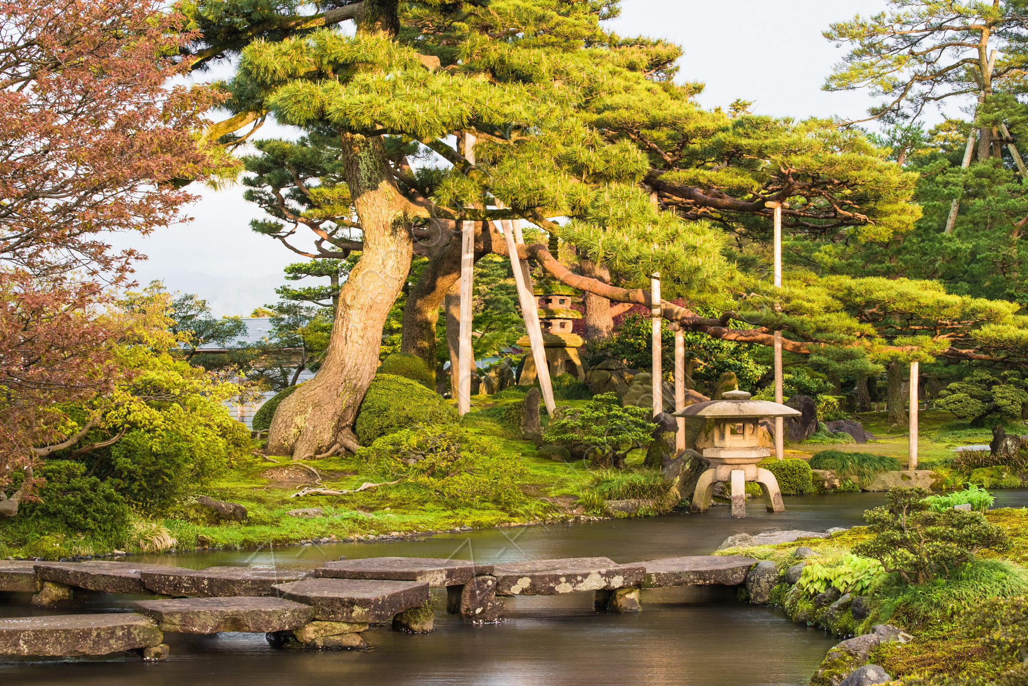Gankou-Bashi, Flying Geese Bridge, Kenrokuen